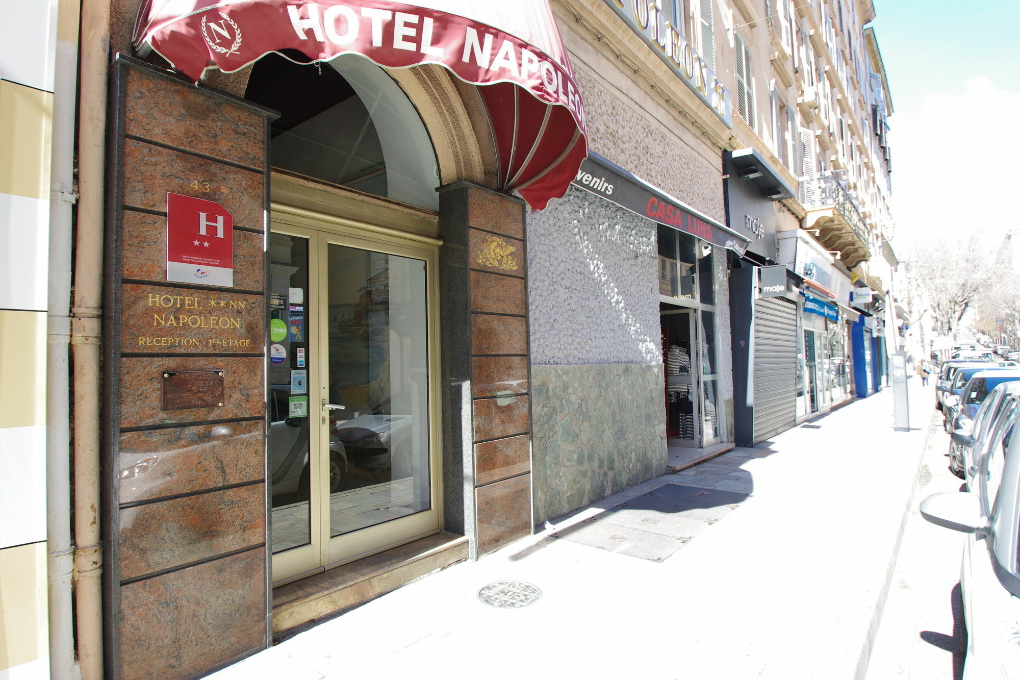 Hotel Napoleon Bastia  Eksteriør bilde
